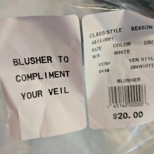 Blusher/Veil